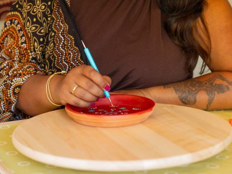 dotten dotting stippen acrylverf kleur coaching 